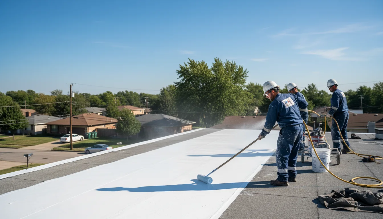 Commercial roof coating in Riverton, IA near me